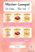 Vorschau - Spiele - Märchen - Lesespiel - Ich habe... Wer hat...? - Deckblatt