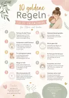 Vorschau - Bildkarten - 10 Goldene Regeln zur Eingewöhnung – Poster für Kita, Kindergarten & Krippe | Elternarbeit | Eingewöhnungszeit | PDF Sofort-Download - Seite 2