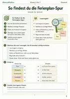 Vorschau - Arbeitsblätter - Der verschwundene Ferienplan Arbeitsheft Klasse 5 bis 7 für Lesespur und letzte Schulwoche - Seite 2