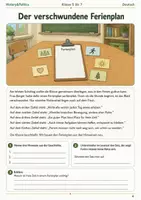 Vorschau - Arbeitsblätter - Der verschwundene Ferienplan Arbeitsheft Klasse 5 bis 7 für Lesespur und letzte Schulwoche - Seite 3