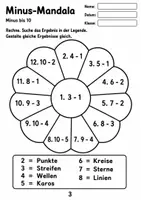 Vorschau - Arbeitsblätter - Rechenmandalas Klasse 1 | Zahlenraum 20 - Seite 3