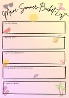 Vorschau - Arbeitsblätter - Meine Sommer-Bucket-List (letzte Stunden vor den Ferien) - Seite 3