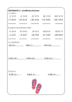 Vorschau - Arbeitsblätter - Ferienheft für die 5. und 6. Klasse 🌞 | Mathe, Deutsch & NMG | Lernheft mit Lösungen für die Sommerferien - Seite 2