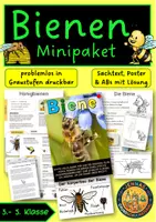 Vorschau - Arbeitsblätter - Honigbienen | Bienen - Deckblatt