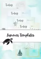 Vorschau - Poster - Summer Templates zum Bearbeiten auf Canva - Deckblatt