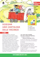 anteprima - Materiale per pittura e bricolage - DISEGNA UNA CARTOLINA DELLE VACANZE - Pagina di copertina