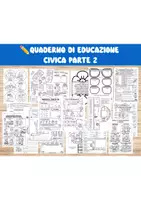 anteprima - Esercizi - ✏️QUADERNO Di EDUCAZIONE CIVICA PARTE 2 - Pagina 1