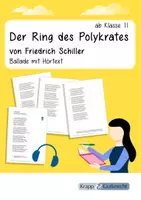 Vorschau - Text - Der Ring des Polykrates von Friedrich Schiller – Ballade mit Hörtext - Deckblatt
