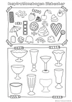 Vorschau - Mal- und Bastelvorlagen - Kunst im Sommer, mein Traum-Eisbecher, Kunst Grundschule Eisbecher gestalten - Seite 2