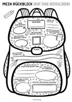 Vorschau - Arbeitsblätter - Rucksack Rückblick auf das Schuljahr zum Schuljahresende & Sommer - Seite 2