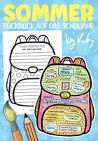 Vorschau - Arbeitsblätter - Rucksack Rückblick auf das Schuljahr zum Schuljahresende & Sommer - Deckblatt