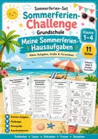 Vorschau - Arbeitsblätter - Sommerferien Countdown - Deckblatt
