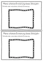 Vorschau - Arbeitsblätter - Rückblick, Reflexion Mein Schuljahr Arbeitsheft Schuljahresende - Seite 3