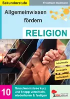 Vorschau - Arbeitsblätter - Allgemeinwissen fördern Religion | Grundkenntnisse Weltreligionen, Christentum, Islam, Judentum | Klasse 5-10 mit Lösungen - Deckblatt