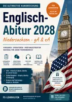 Vorschau - Unterrichtsreihen - Englisch-Abitur 2028 – ultimative Handreichung für gA & eA | Vorgaben, Operatoren, Themenfelder & Übungen (Niedersachsen) - Deckblatt