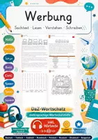 Vorschau - Mal- und Bastelvorlagen - Werbung Leseverstehen Klasse 3 - Deckblatt