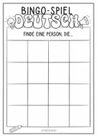 Vorschau - Arbeitsblätter - Bingo Spiel für das Schuljahresende im Deutschunterricht: Finde eine Person, die… - Seite 2