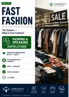 Vorschau - Stundenentwürfe - UE Fast Fashion Einstieg 1/6 Englisch Oberstufe - Deckblatt