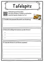 Vorschau - Unterrichtsreihen - Tafelspitz Lückentext mit Wortspeicher Hörverstehen und Suchsel - Seite 3