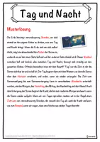 Vorschau - Unterrichtsreihen - Tag und Nacht Lückentext mit Wortspeicher Hörverstehen und Suchsel - Seite 2