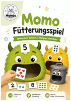 Vorschau - Spiele - Momo-Fütterungsspiel – Zahlen und Mengen spielerisch zuordnen (ZR 1–10) - Deckblatt