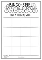 Vorschau - Arbeitsblätter - Englischunterricht Bingo Spiel für das Schuljahresende: Finde eine Person, die… - Seite 2