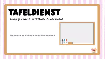Vorschau - Präsentationen/Tafelbilder - Vorlagen Klassendienste / Schulämtli - Seite 2