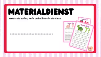 Vorschau - Präsentationen/Tafelbilder - Vorlagen Klassendienste / Schulämtli - Seite 3