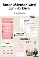 Vorschau - Stundenentwürfe - Unser Märchen wird zum Hörbuch (komplette Unterrichtsreihe) - Deckblatt