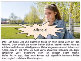 Vorschau - Stundenentwürfe - Allergien interaktiv unterrichten - komplette Stunde mit AB, Präsentation, Quiz & Lösungen - Seite 2