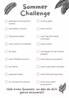 Vorschau - Arbeitsblätter - Sommer Challenge/ Bucketlist für Jugendliche - Seite 3