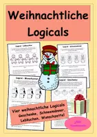 Vorschau - Arbeitsblätter - Logicals Weihnachten - Leserätsel - Logikrätsel - DAZ - Deckblatt