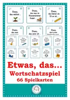 Vorschau - Spiele - Etwas, das ... Wortschatzspiel. Spielkarten - Deckblatt