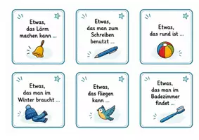 Vorschau - Spiele - Etwas, das ... Wortschatzspiel. Spielkarten - Seite 2