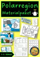 Vorschau - Arbeitsblätter - Arktis & Antarktis - Deckblatt