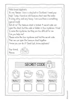 Vorschau - Stundenentwürfe - Escape Room Scotland | Englisch Grundschule | Nessie, Secret Code & Rätsel - Seite 3