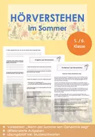 Vorschau - Arbeitsblätter - Hörverstehen im Sommer: „Wenn der Sommer sein Geheimnis zeigt“ – spannende Hörgeschichte für Klasse 5/6 (inkl. Aufgaben; DaZ-geeignet) - Deckblatt