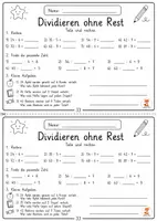 Vorschau - Arbeitsblätter - Wiederholungsheft Klasse 3 Mathe Ferienheft bis 1000 - Seite 1