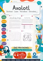 Vorschau - Mal- und Bastelvorlagen - DaZ Axolotl Lesetext Klasse 3 - Deckblatt