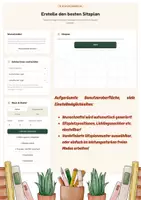 Vorschau - Anderer Materialtyp - Sitzplan & Sitzordnung erstellen – digitaler Generator mit Wunschzettel | Reihen, Gruppen, U-Form - Seite 1