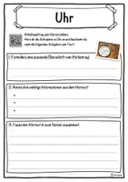 Vorschau - Unterrichtsreihen - Uhr Lückentext mit Wortspeicher Hörverstehen und Suchsel - Seite 3