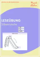 Vorschau - Fördermaterial/Inklusion - Silbenrutsche - Deckblatt
