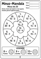 Vorschau - Arbeitsblätter - Rechenmandalas Klasse 2 - Seite 2