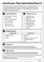 Vorschau - Spiele - Physik Vertretungsstunden | Spiele und Rätsel - Seite 1