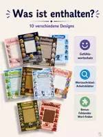 Vorschau - Arbeitsblätter - Feelings-Wortsuchrätsel-Arbeitsblätter | Übungen zum Gefühlswortschatz | Fehlendes Wort finden - Seite 1