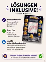 Vorschau - Arbeitsblätter - Feelings-Wortsuchrätsel-Arbeitsblätter | Übungen zum Gefühlswortschatz | Fehlendes Wort finden - Seite 3
