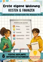Vorschau - Arbeitsblätter - Die erste eigene Wohnung – Kosten & Finanzen (Modul 4) - Deckblatt