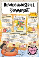 Vorschau - Spiele - Bewegungsspiele (aktive Ferienreflexionen & saisonale Feste) | wachsendes Materialpaket - Seite 1