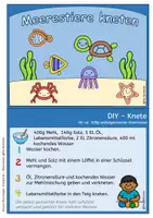 Vorschau - Aufgabenkarten - Meerestiere kneten – Knetkartei für Feinmotorik, Vorschule, Grundschule & Förderunterricht - Seite 3