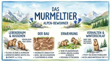 Vorschau - Arbeitsblätter - Arbeitsblatt "Murmeltiere" + Onlineübung & MP3 + Infografik - Seite 3